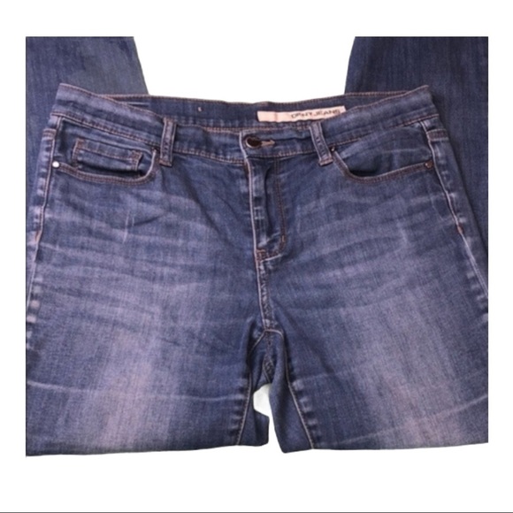 DKNY JEANS Cropped Distressed Raw Hem Jeans Size 6 x 30 - Picture 3 of 8